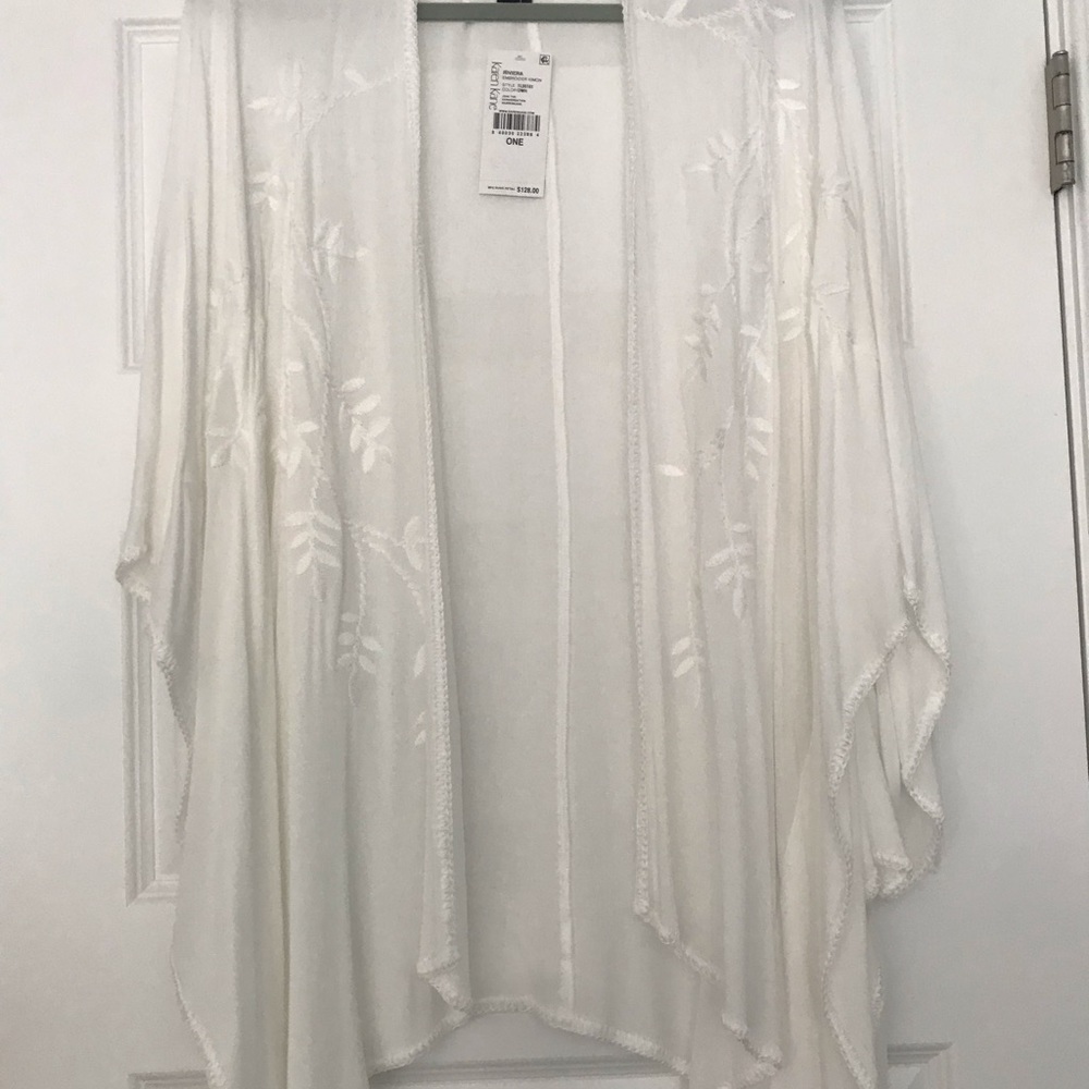 Karen Kane ~ Kimono ~ One Size ~ White ~ NWT